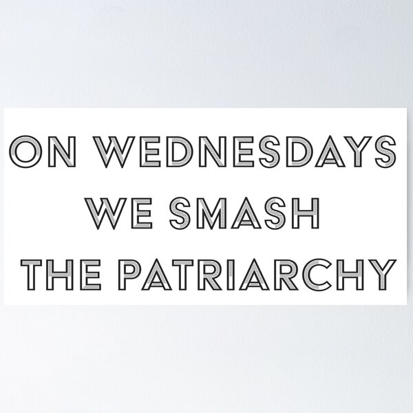 Item preview, On Wednesdays we smash the Patriarchy designed and sold by dusie.