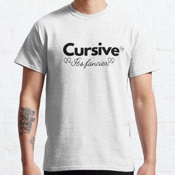  HOUSTON SPORTS SCRIPT CURSIVE TEXT CLASSIC SWOOSH T-Shirt :  Clothing, Shoes & Jewelry