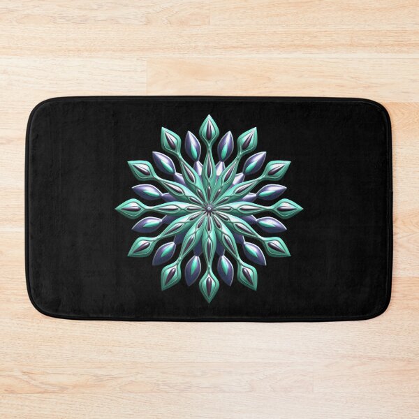 Item preview, Plum and Pale Mint Petals Mandala designed and sold by FalcoSkyWolf.