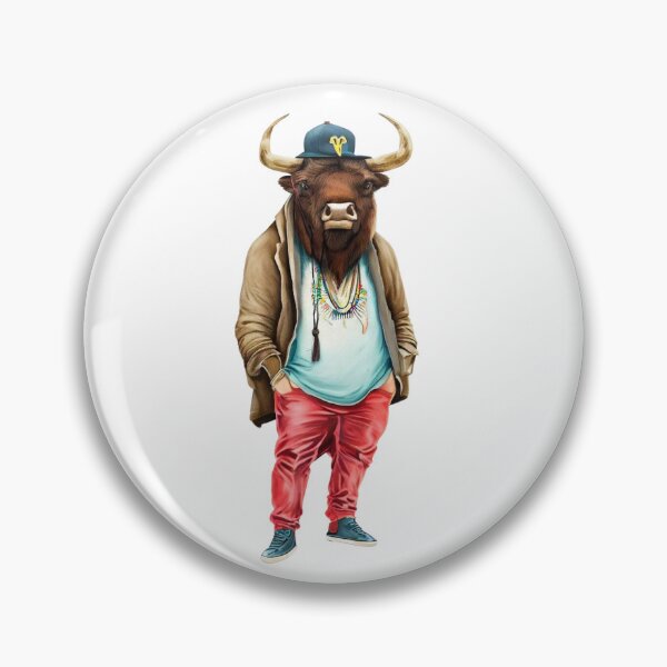 Item preview, Hipster Bull V8 designed and sold by HipsterAnimals.