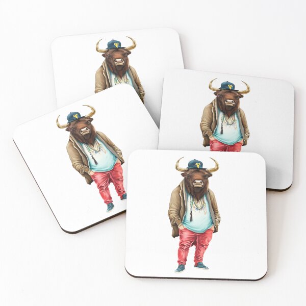 Item preview, Hipster Bull V8 designed and sold by HipsterAnimals.