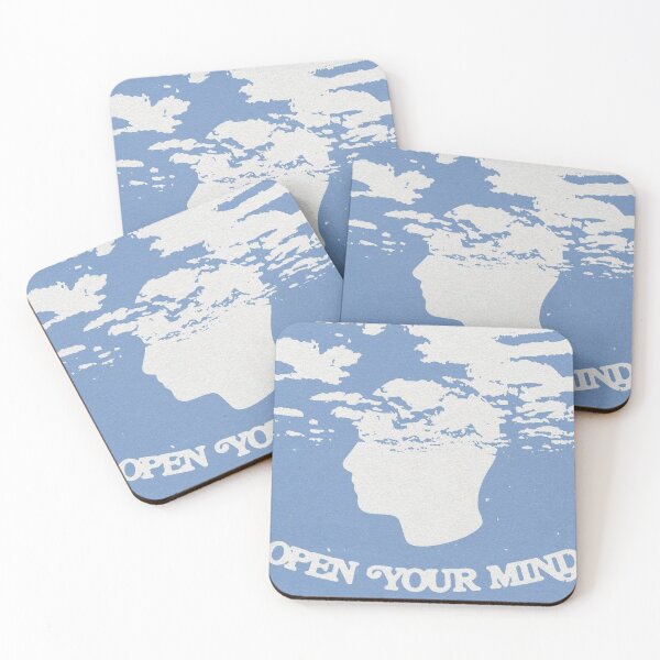 Item preview, open your mind blue pastel vintage self love affirmation  designed and sold by Anavrisss.