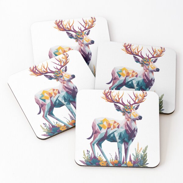 Item preview, Cute colorful deer designed and sold by martabaque.