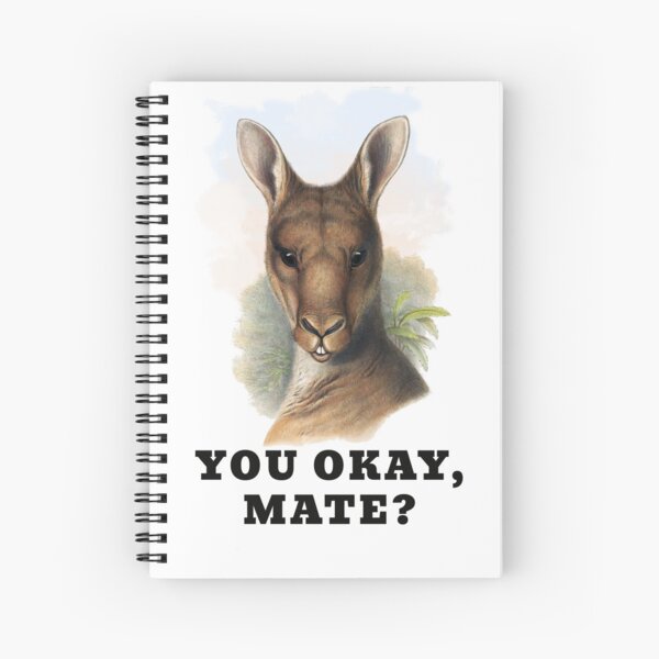 Item preview, Buff Kangaroo You Okay Mate? designed and sold by kimwyw.