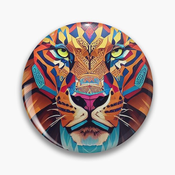 Item preview, Digital Art Lion vibrant realistic vector art designed and sold by RoyalArts53.