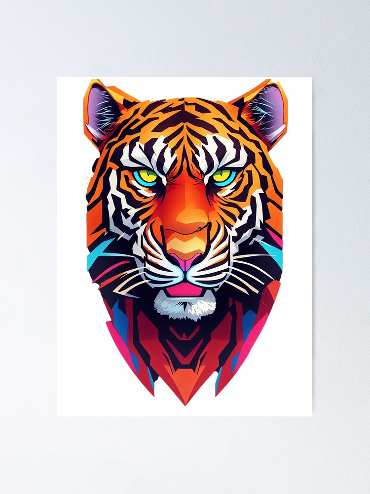 Realistic Tiger 3D Wall Stickers - 3D Wall Stickers