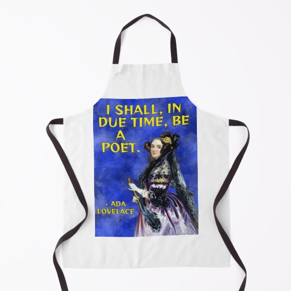 Item preview, Radical Feminist Quote - Ada Lovelace - I Shall In Due Time Be A Poet designed and sold by LethalPixieDust.