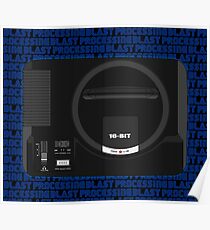 Megadrive/Genesis - Blastfade Poster