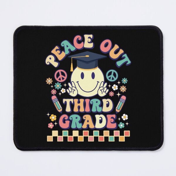 Item preview, Peace Out Third Grade Retro Groovy 3rd Grade Teacher Student Graduation designed and sold by ohmier.