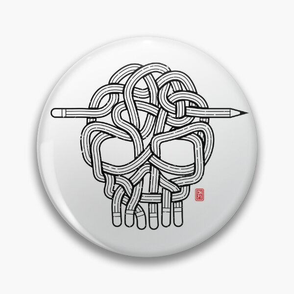 Item preview, Pencil Skull [black] designed and sold by 2Dgameartguru.