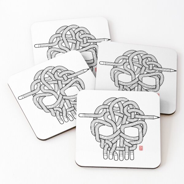 Item preview, Pencil Skull [black] designed and sold by 2Dgameartguru.