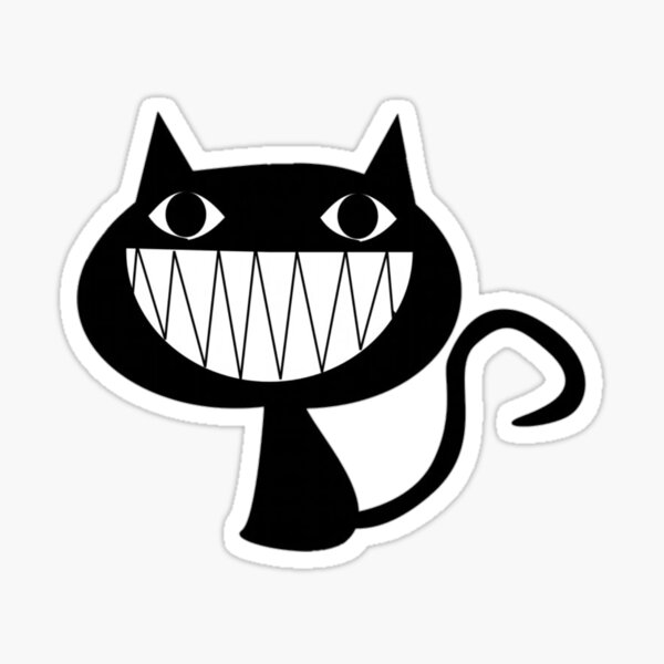 Cute Black Cat ORIGINAL Sticker