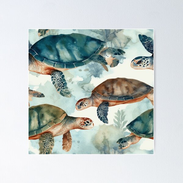 Item preview, Seaturtles designed and sold by SuperUltraPrint.