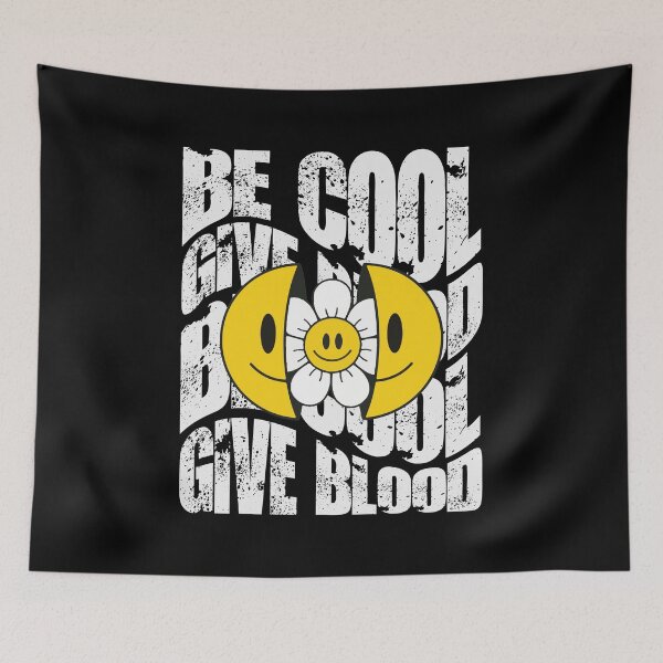 Item preview, Be Cool Give Blood designed and sold by chillaxcats.