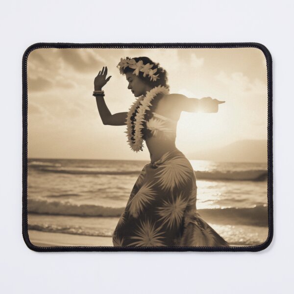 Item preview, Sunset Hula: A Vintage Dream of Waikiki's Golden Sands designed and sold by MyEliteThreads.