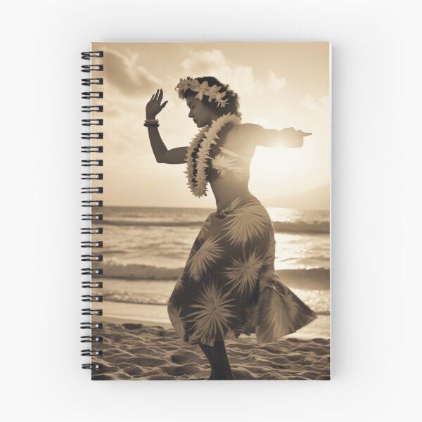 Item preview, Sunset Hula: A Vintage Dream of Waikiki's Golden Sands designed and sold by MyEliteThreads.