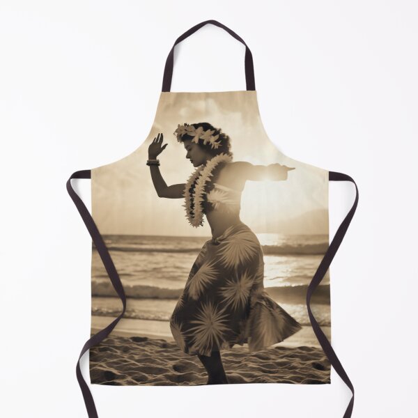Item preview, Sunset Hula: A Vintage Dream of Waikiki's Golden Sands designed and sold by MyEliteThreads.