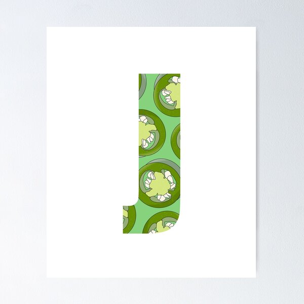 Item preview, J for Jalapeño designed and sold by candyllamazz.