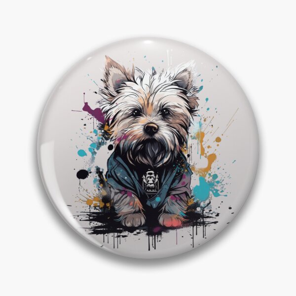 Item preview, Edgy Street Graffiti Dog  designed and sold by Goldenliving168.