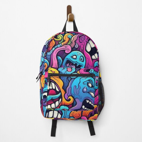 Item preview, Psychedelic Graffiti Demons Doodles designed and sold by Desfix.
