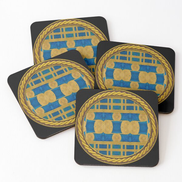 Item preview, Kaleidoscope New Kingdom Geometric Tile in Celtic Circle Frame 10 designed and sold by Swabcraft.
