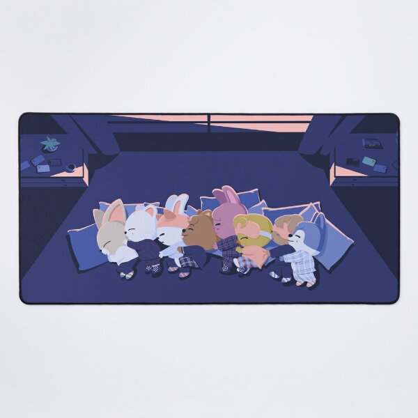 Kpop - tapis de souris dessin anime BTS en caoutchouc, accessoire de bureau  pour ordinateur portable Gamer, Mini tapis de souris