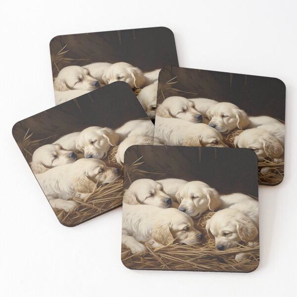 Aperçu de l'œuvre Chiots Golden Retriever créée et vendue par ebrawne.