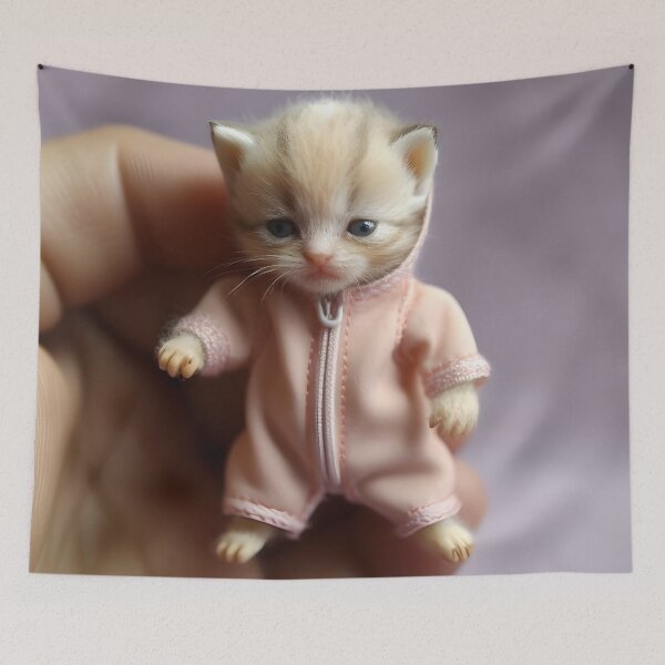 Item preview, Tiny Treasures: A Kitten in a Onesie designed and sold by MonsterMatt87.