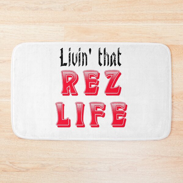 Item preview, Livin' That Rez Life - Black / Red designed and sold by JMWCD.