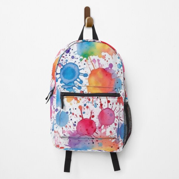 Item preview, Rainbow Watercolor Splashes designed and sold by candlewithhare.