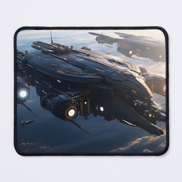 Item preview, Beyond the Horizon: A Spaceship in Orbit Above Earth designed and sold by MonsterMatt87.