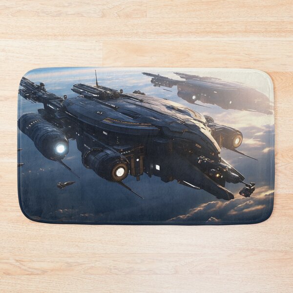 Item preview, Beyond the Horizon: A Spaceship in Orbit Above Earth designed and sold by MonsterMatt87.