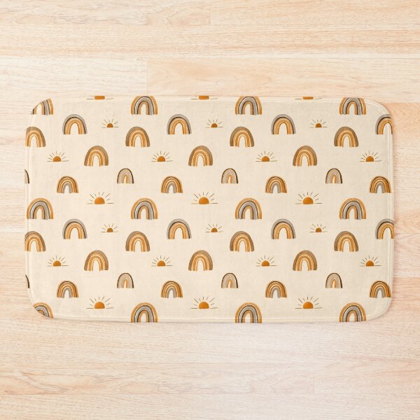 Item preview, Handpainted rainbow-neutral brown designed and sold by inkbearblue.