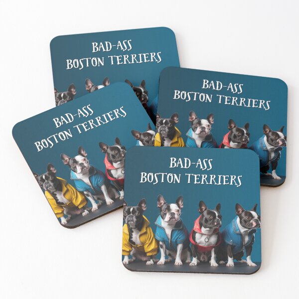 Item preview, Boston Terriers: Bad Ass designed and sold by ebrawne.