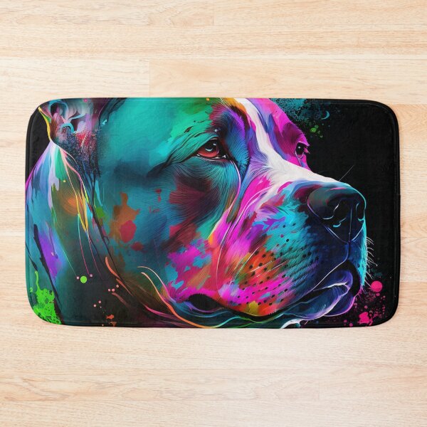 Item preview, Colorful Pittie (9) designed and sold by Pittie Dog Club.