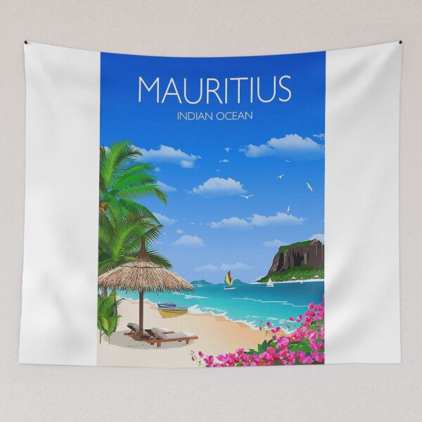 Item preview, Beautiful Beach Mauritius  designed and sold by tralatrulus.