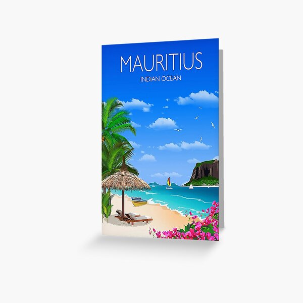 Item preview, Beautiful Beach Mauritius  designed and sold by tralatrulus.
