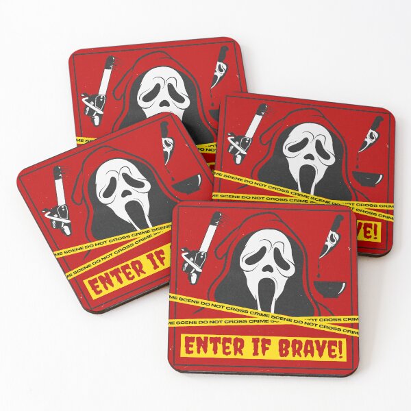 Item preview, Ghostface Enter If Brave Art designed and sold by Aakash Mehra.