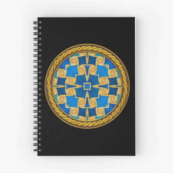 Item preview, Kaleidoscope New Kingdom Geometric Tile in Celtic Circle Frame 25 designed and sold by Swabcraft.