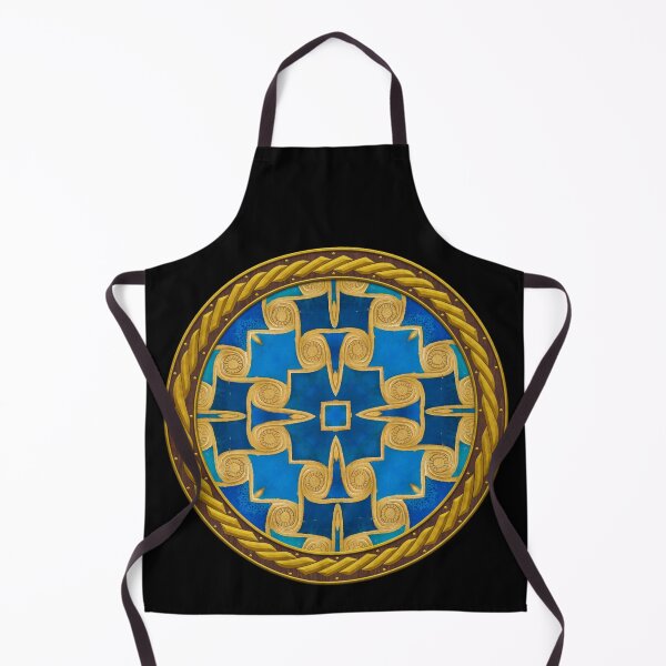 Item preview, Kaleidoscope New Kingdom Geometric Tile in Celtic Circle Frame 25 designed and sold by Swabcraft.