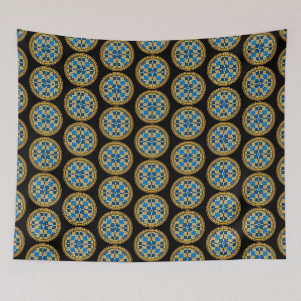 Item preview, Kaleidoscope New Kingdom Geometric Tile in Celtic Circle Frame 25 designed and sold by Swabcraft.