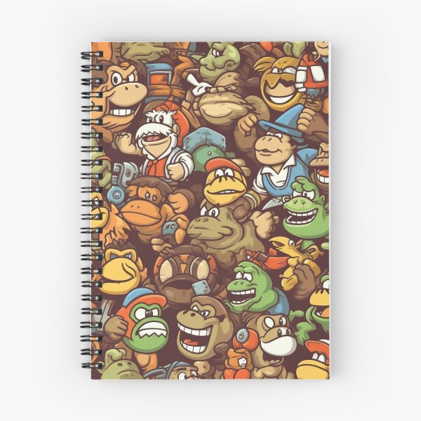 Item preview, Pixelated Nostalgia: A Repeating Pattern of Classic Arcade Game Character??️ designed and sold by RobotBadGuy0.