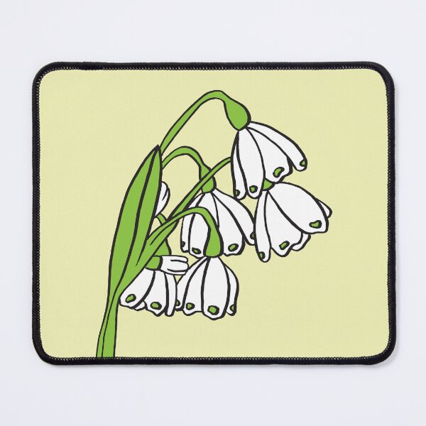 Item preview, Snowflake Flowers on Yellow designed and sold by Sally Cummings.