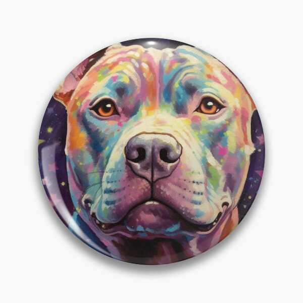 Item preview, Pit Bull With Stars designed and sold by Nocturne  Paws.