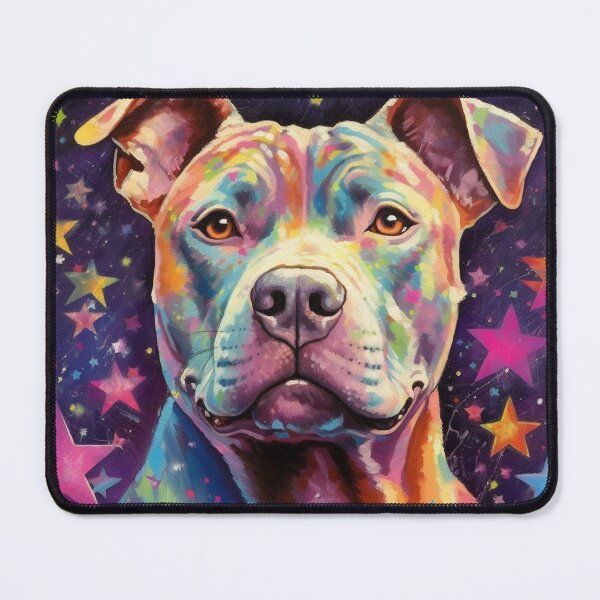 Item preview, Pit Bull With Stars designed and sold by Nocturne  Paws.