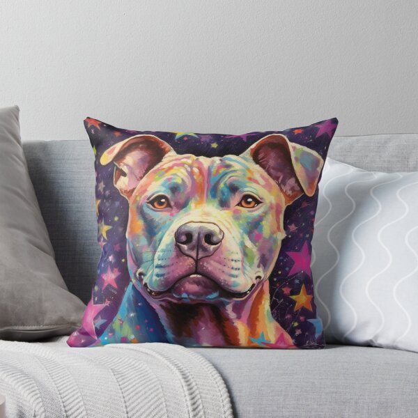 Item preview, Pit Bull With Stars designed and sold by Nocturne  Paws.