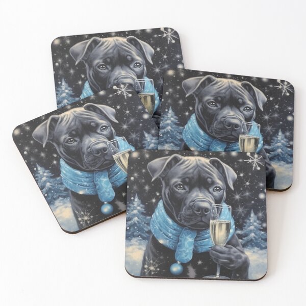 Item preview, Holiday Staffy designed and sold by Nocturne  Paws.
