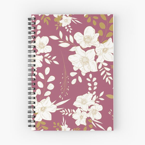 Item preview, Deep Rose and Gold minimal floral seamless pattern designed and sold by Ladies-Boutique.