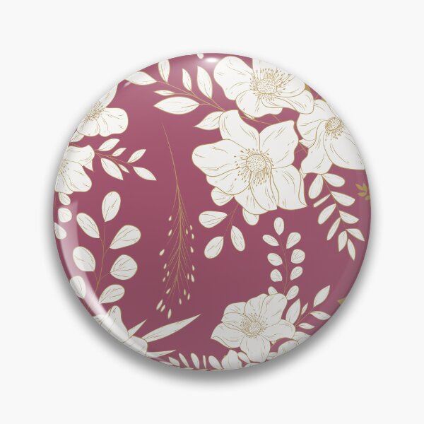 Item preview, Deep Rose and Gold minimal floral seamless pattern designed and sold by Ladies-Boutique.