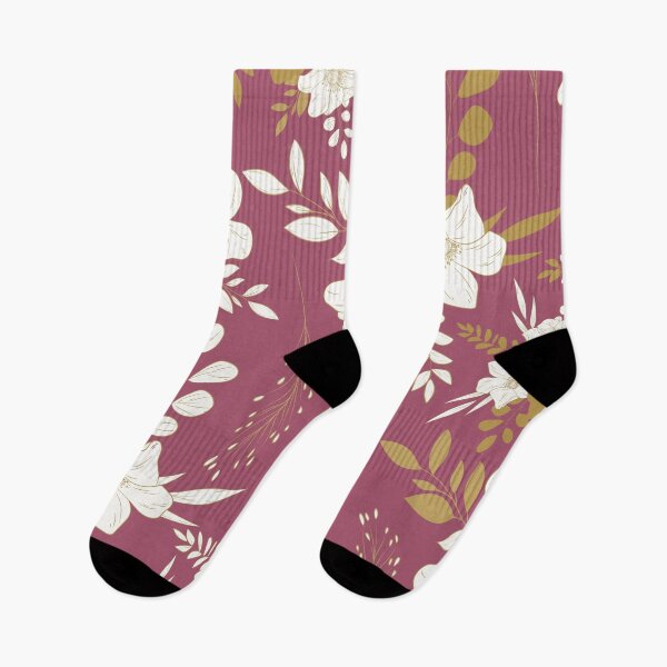 Item preview, Deep Rose and Gold minimal floral seamless pattern designed and sold by Ladies-Boutique.
